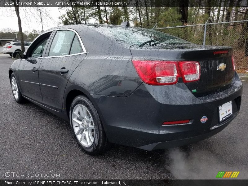 Ashen Gray Metallic / Jet Black/Titanium 2014 Chevrolet Malibu LT
