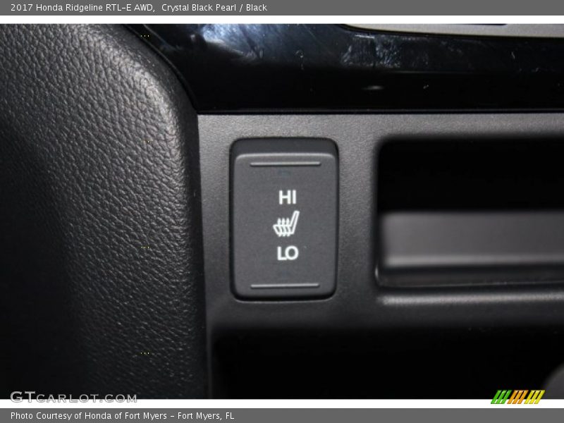 Crystal Black Pearl / Black 2017 Honda Ridgeline RTL-E AWD