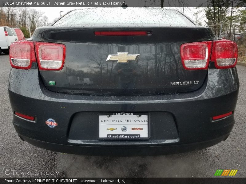 Ashen Gray Metallic / Jet Black/Titanium 2014 Chevrolet Malibu LT