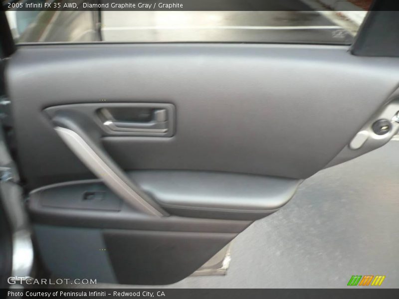 Diamond Graphite Gray / Graphite 2005 Infiniti FX 35 AWD
