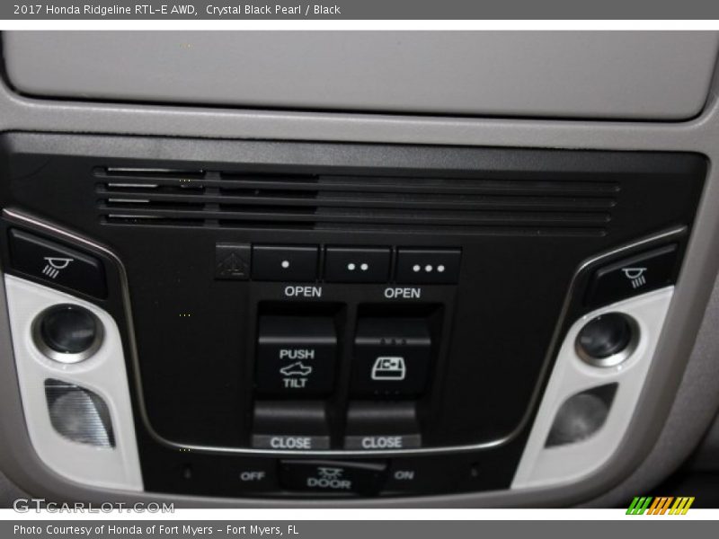 Crystal Black Pearl / Black 2017 Honda Ridgeline RTL-E AWD