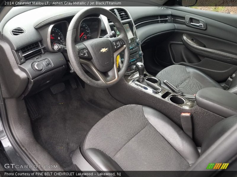 Ashen Gray Metallic / Jet Black/Titanium 2014 Chevrolet Malibu LT