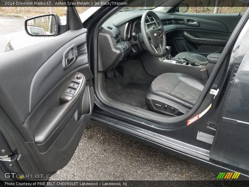 Ashen Gray Metallic / Jet Black/Titanium 2014 Chevrolet Malibu LT