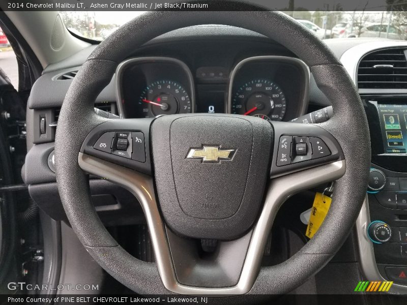 Ashen Gray Metallic / Jet Black/Titanium 2014 Chevrolet Malibu LT