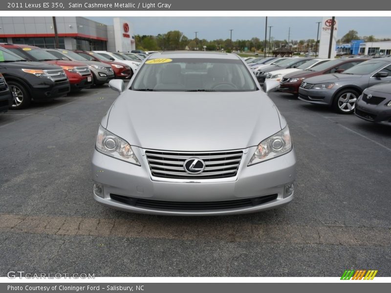 Satin Cashmere Metallic / Light Gray 2011 Lexus ES 350