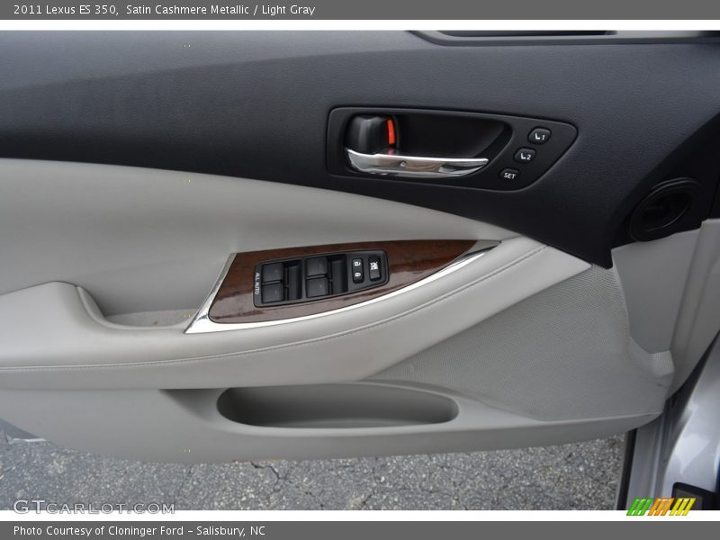 Satin Cashmere Metallic / Light Gray 2011 Lexus ES 350