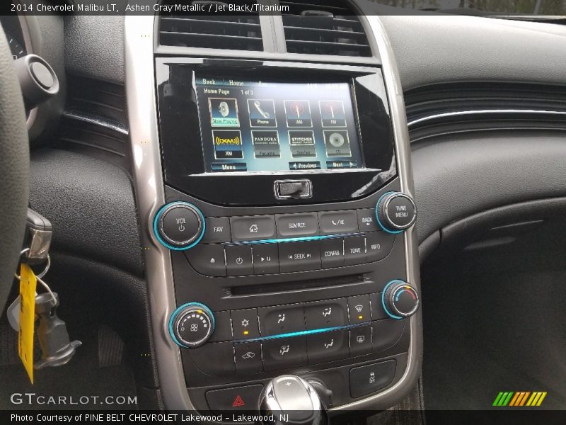Ashen Gray Metallic / Jet Black/Titanium 2014 Chevrolet Malibu LT