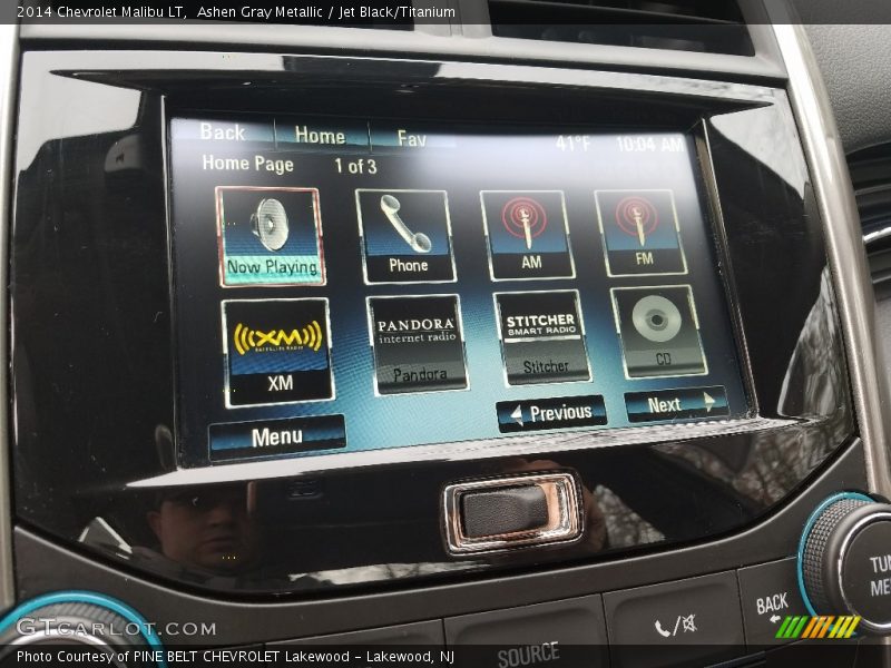 Ashen Gray Metallic / Jet Black/Titanium 2014 Chevrolet Malibu LT