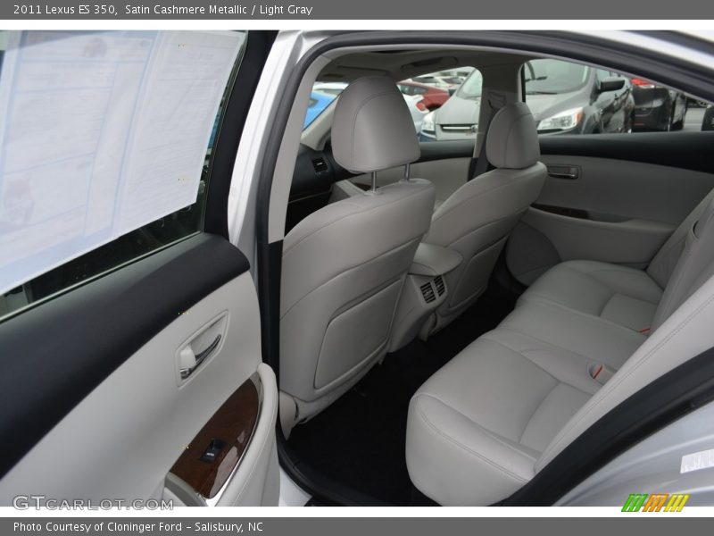 Satin Cashmere Metallic / Light Gray 2011 Lexus ES 350