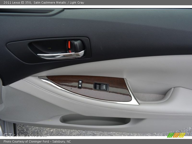 Satin Cashmere Metallic / Light Gray 2011 Lexus ES 350
