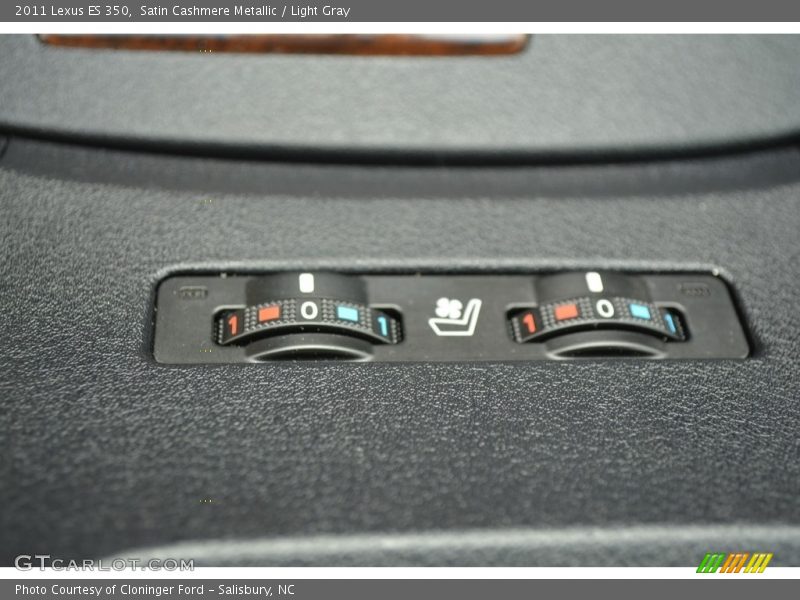 Satin Cashmere Metallic / Light Gray 2011 Lexus ES 350