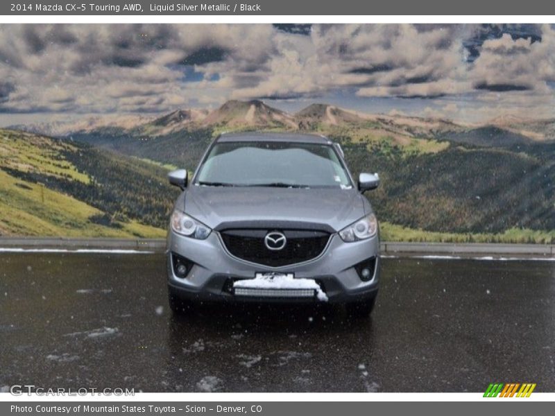 Liquid Silver Metallic / Black 2014 Mazda CX-5 Touring AWD