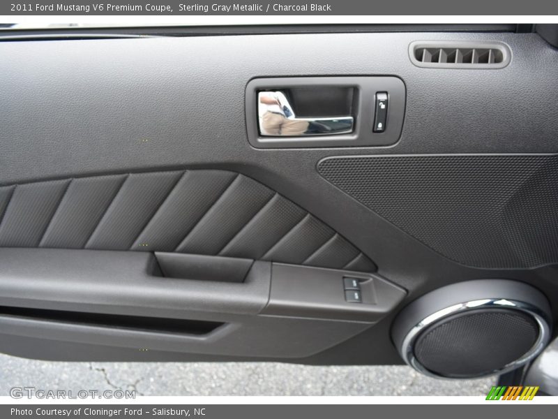 Sterling Gray Metallic / Charcoal Black 2011 Ford Mustang V6 Premium Coupe
