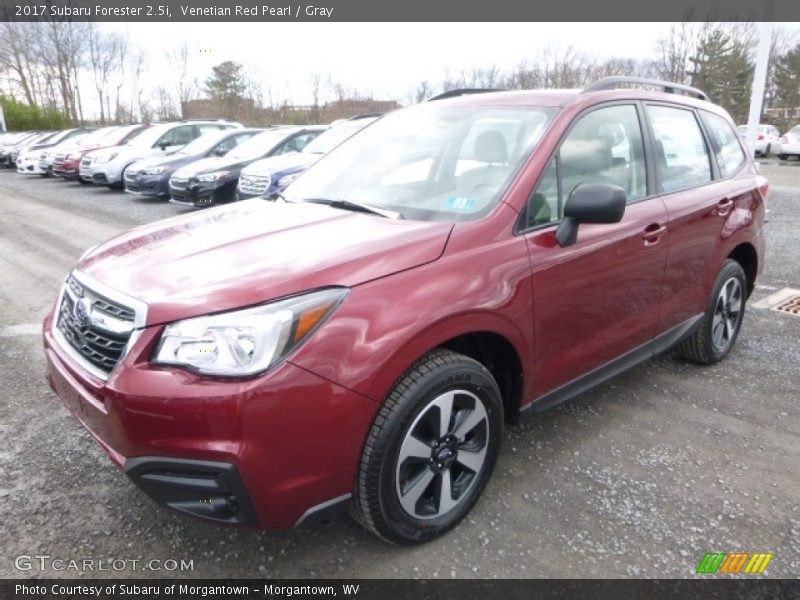 Venetian Red Pearl / Gray 2017 Subaru Forester 2.5i