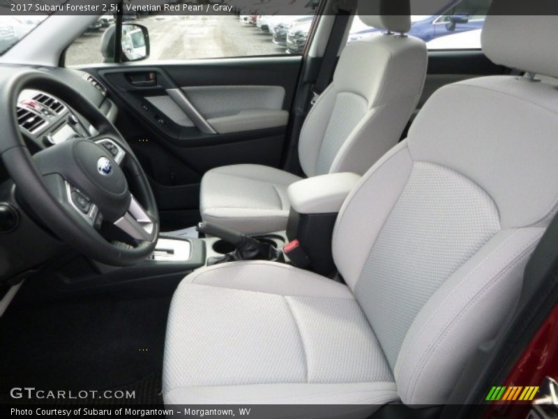 Venetian Red Pearl / Gray 2017 Subaru Forester 2.5i