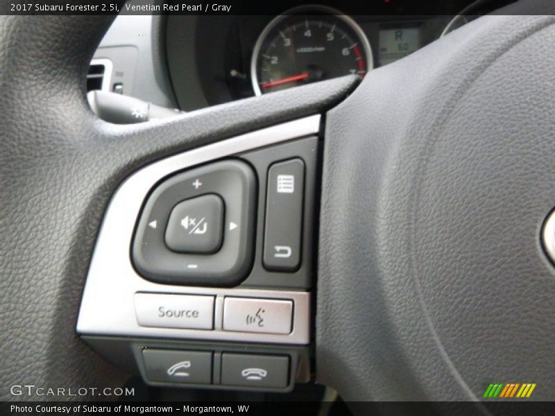 Venetian Red Pearl / Gray 2017 Subaru Forester 2.5i