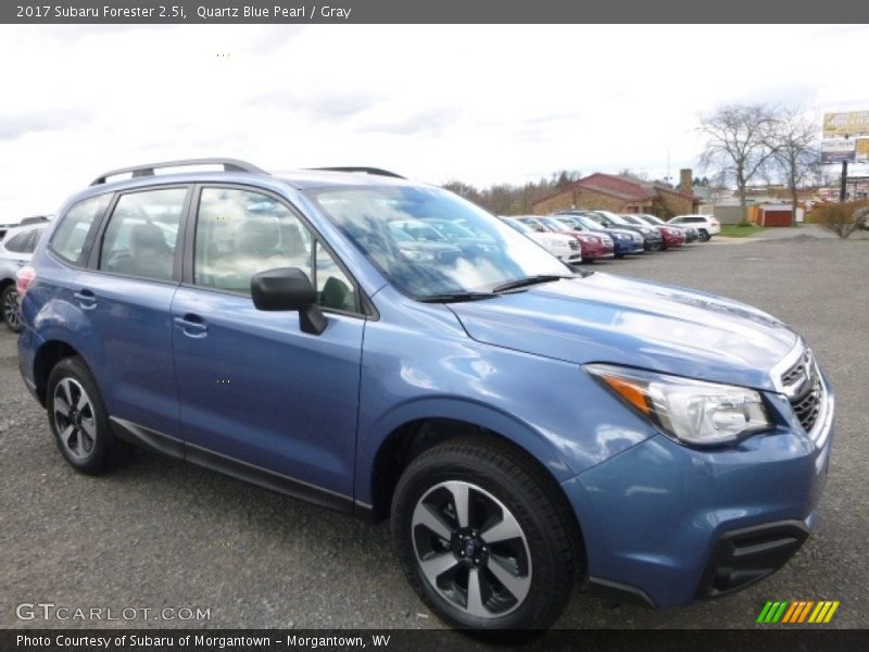 Quartz Blue Pearl / Gray 2017 Subaru Forester 2.5i