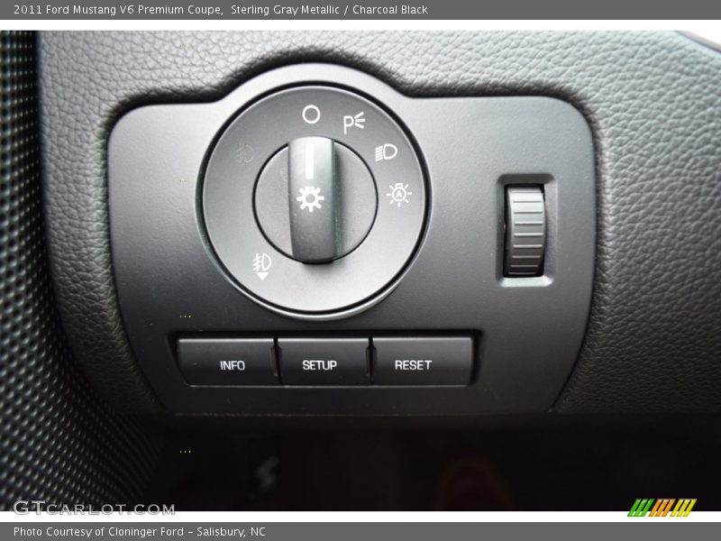 Sterling Gray Metallic / Charcoal Black 2011 Ford Mustang V6 Premium Coupe