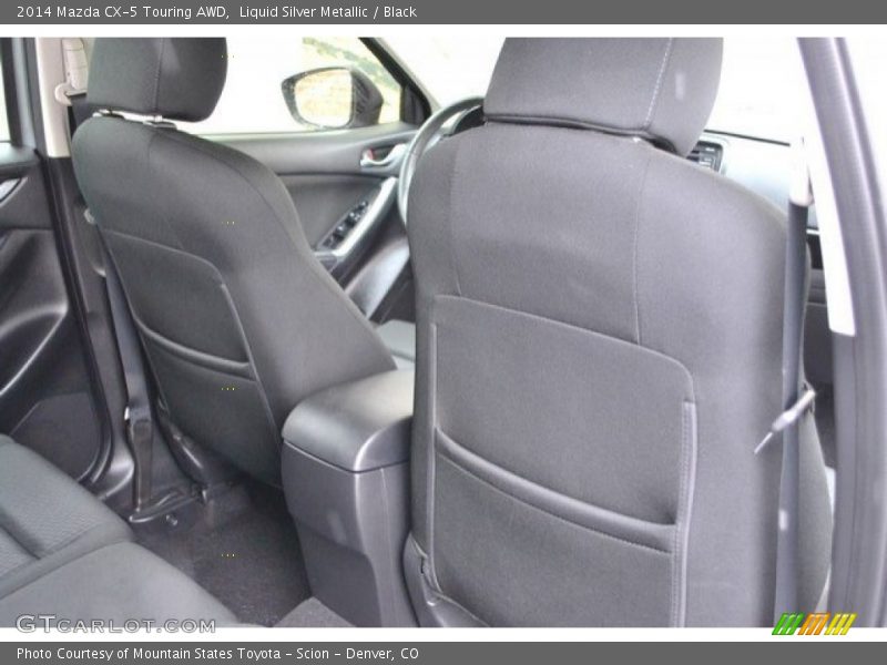 Liquid Silver Metallic / Black 2014 Mazda CX-5 Touring AWD