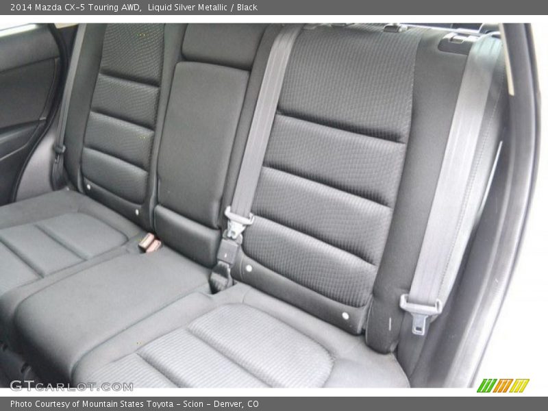 Liquid Silver Metallic / Black 2014 Mazda CX-5 Touring AWD