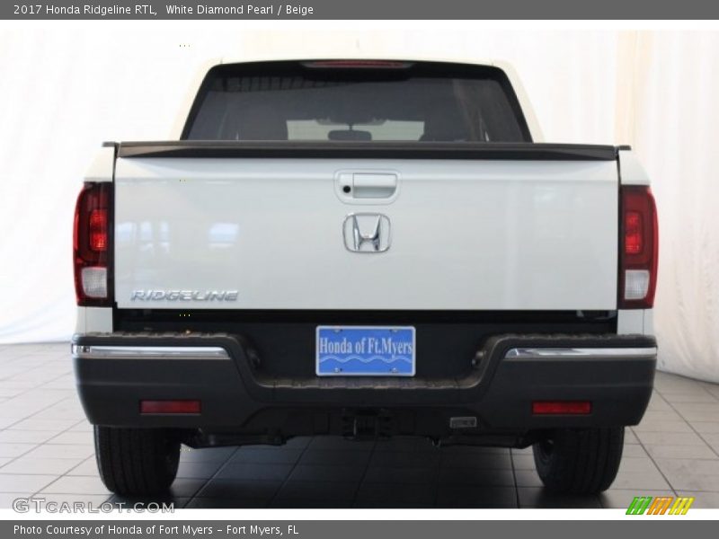 White Diamond Pearl / Beige 2017 Honda Ridgeline RTL