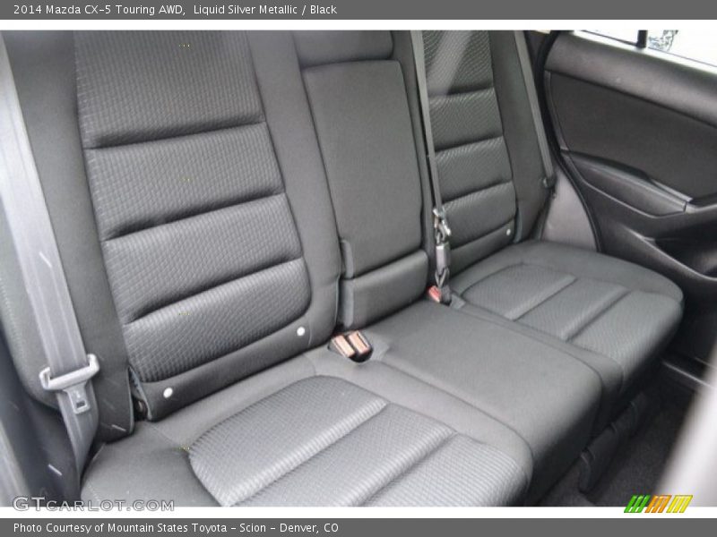 Liquid Silver Metallic / Black 2014 Mazda CX-5 Touring AWD
