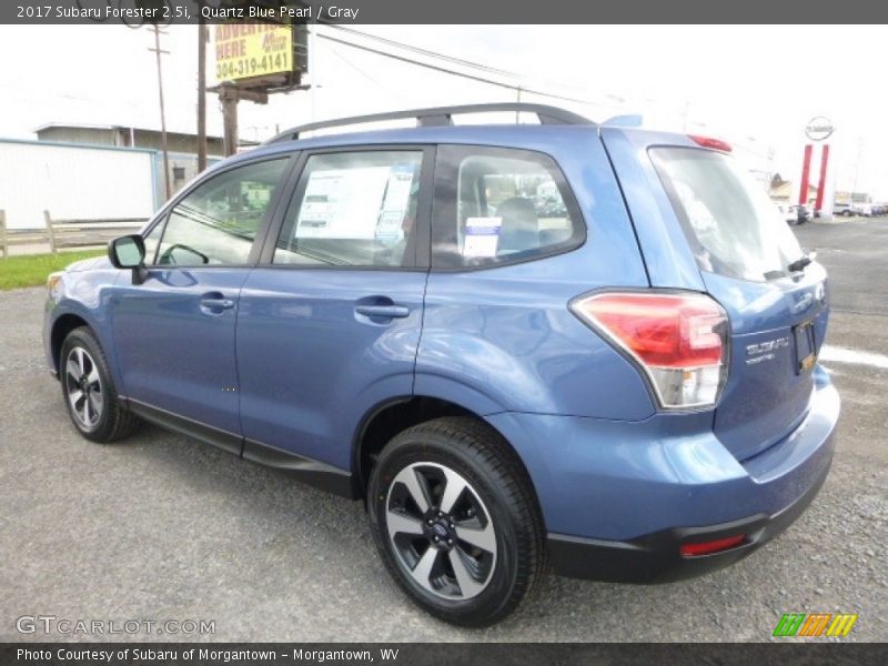 Quartz Blue Pearl / Gray 2017 Subaru Forester 2.5i