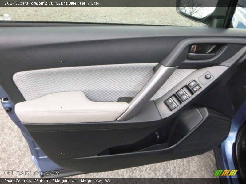 Quartz Blue Pearl / Gray 2017 Subaru Forester 2.5i