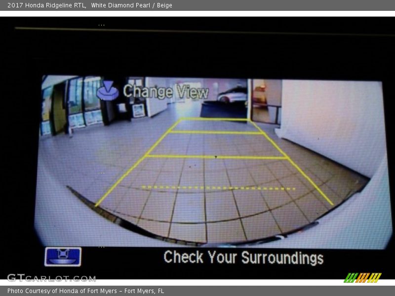 White Diamond Pearl / Beige 2017 Honda Ridgeline RTL