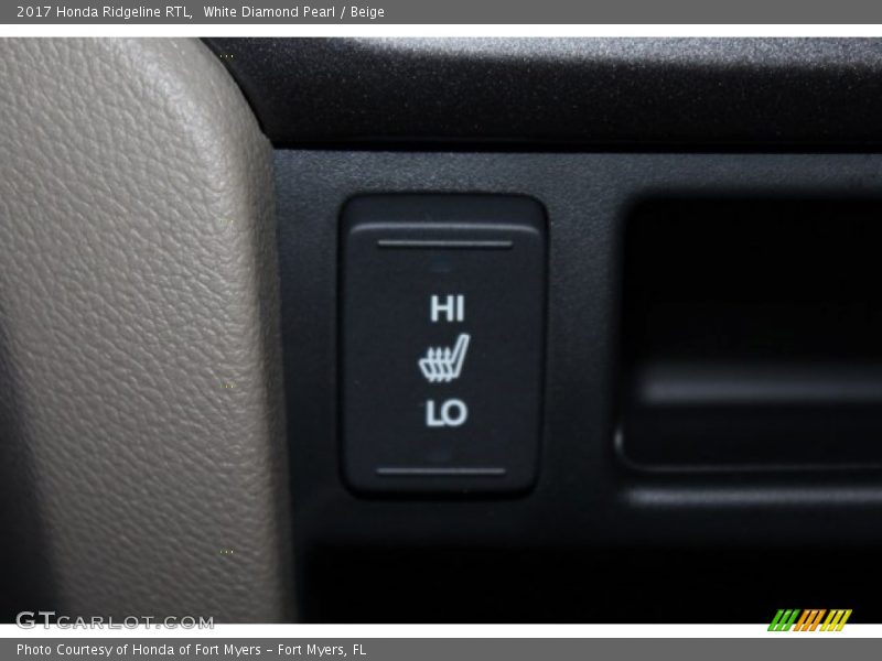 White Diamond Pearl / Beige 2017 Honda Ridgeline RTL
