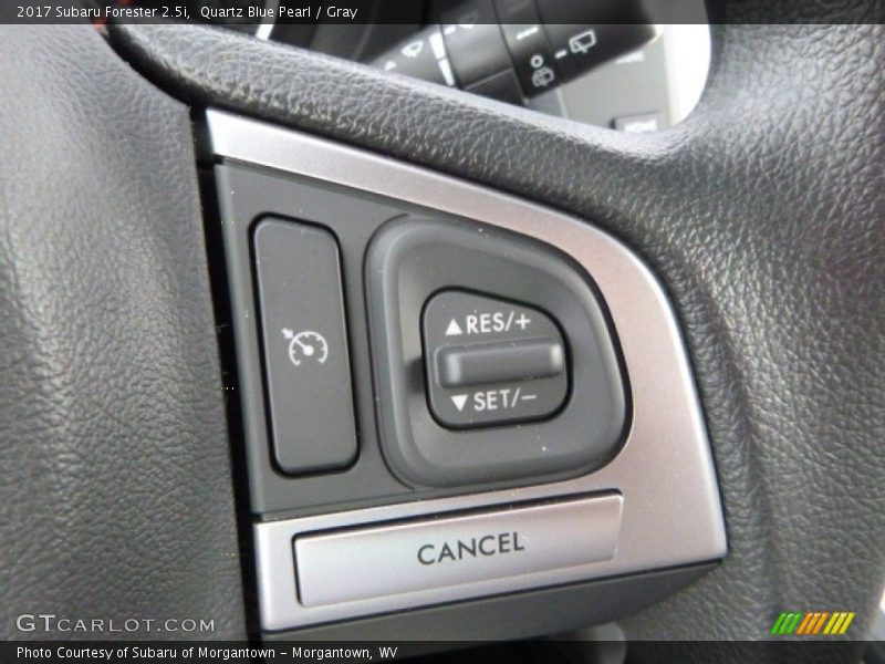 Quartz Blue Pearl / Gray 2017 Subaru Forester 2.5i