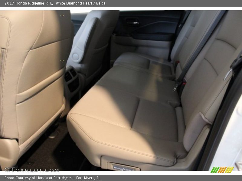 White Diamond Pearl / Beige 2017 Honda Ridgeline RTL
