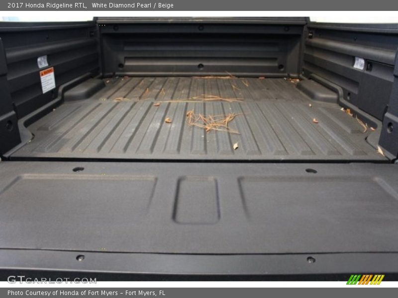 White Diamond Pearl / Beige 2017 Honda Ridgeline RTL