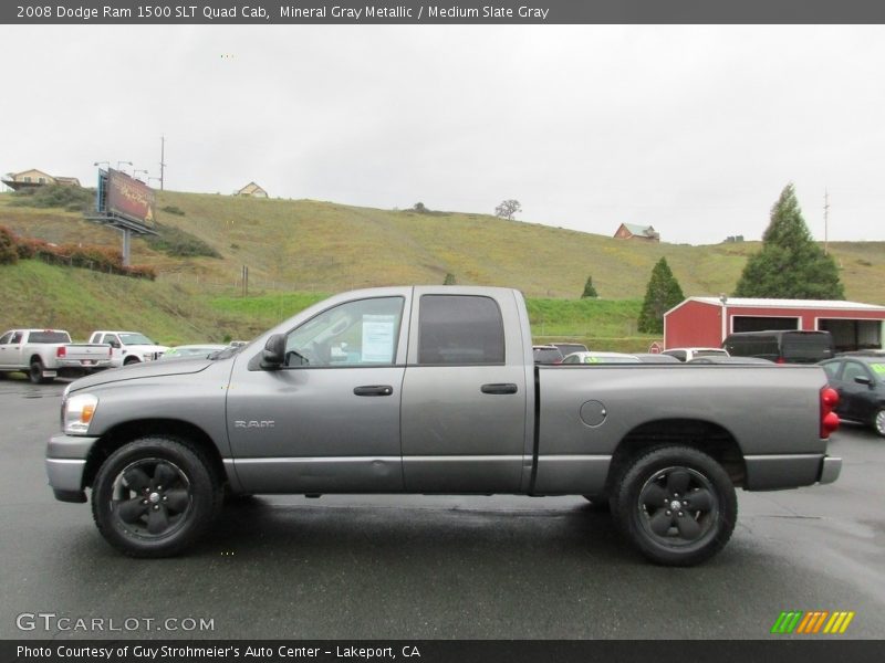 Mineral Gray Metallic / Medium Slate Gray 2008 Dodge Ram 1500 SLT Quad Cab