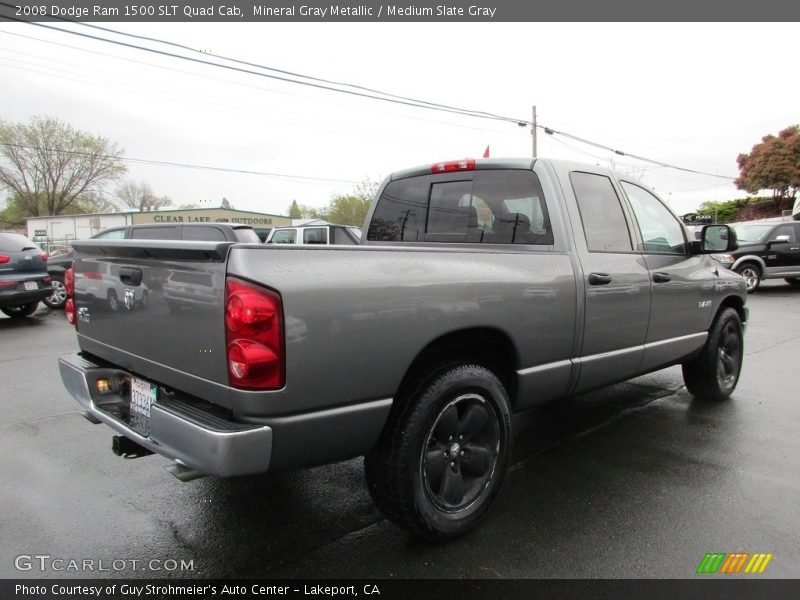 Mineral Gray Metallic / Medium Slate Gray 2008 Dodge Ram 1500 SLT Quad Cab