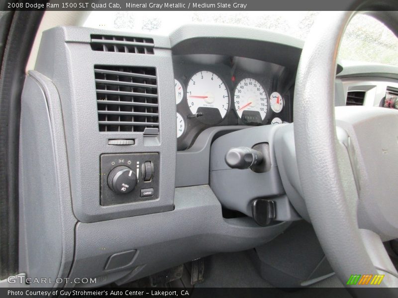 Mineral Gray Metallic / Medium Slate Gray 2008 Dodge Ram 1500 SLT Quad Cab