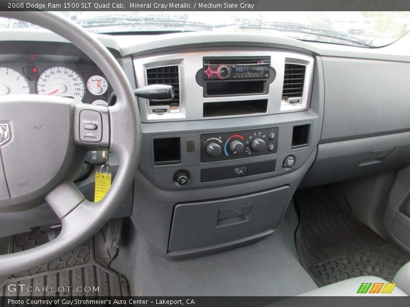 Mineral Gray Metallic / Medium Slate Gray 2008 Dodge Ram 1500 SLT Quad Cab