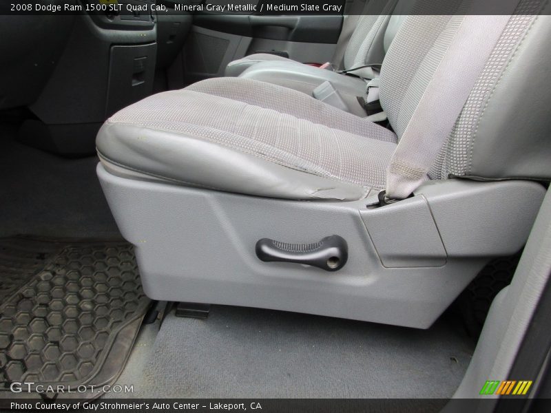 Mineral Gray Metallic / Medium Slate Gray 2008 Dodge Ram 1500 SLT Quad Cab