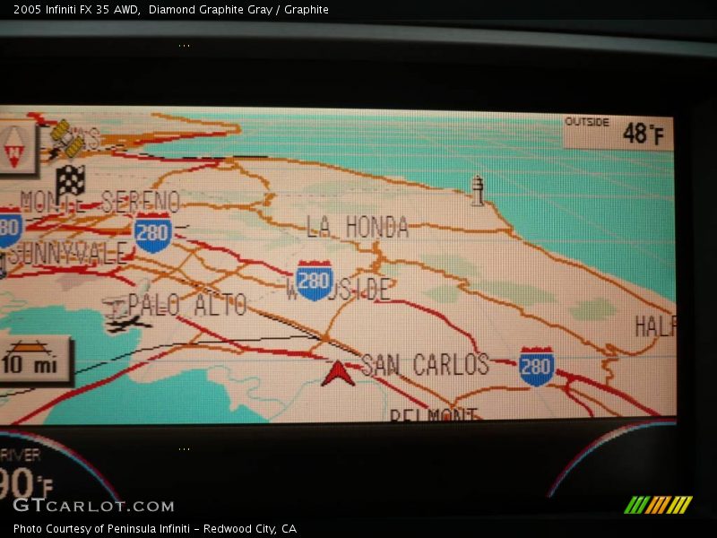 Diamond Graphite Gray / Graphite 2005 Infiniti FX 35 AWD