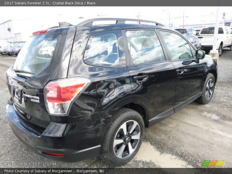 Crystal Black Silica / Black 2017 Subaru Forester 2.5i