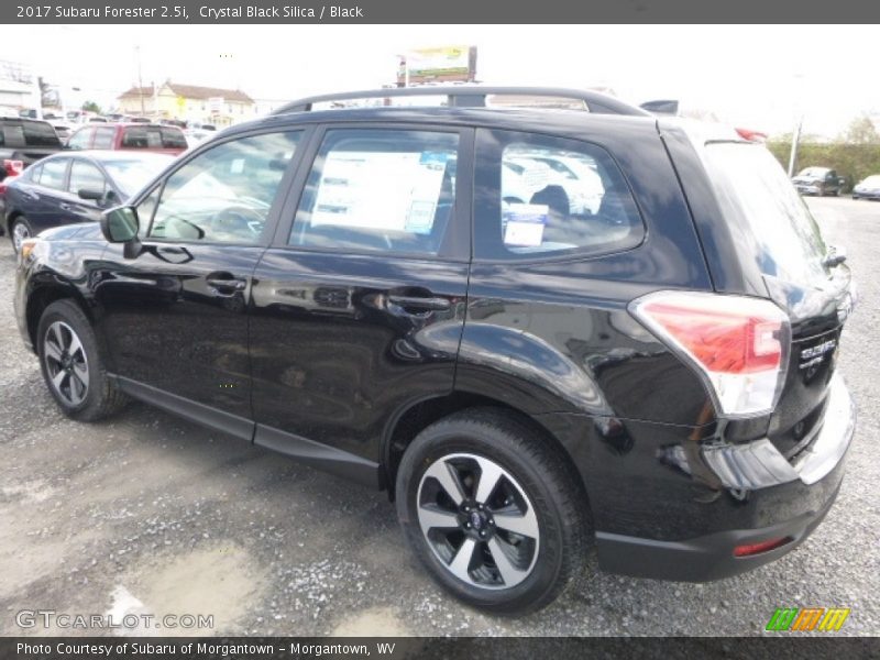 Crystal Black Silica / Black 2017 Subaru Forester 2.5i