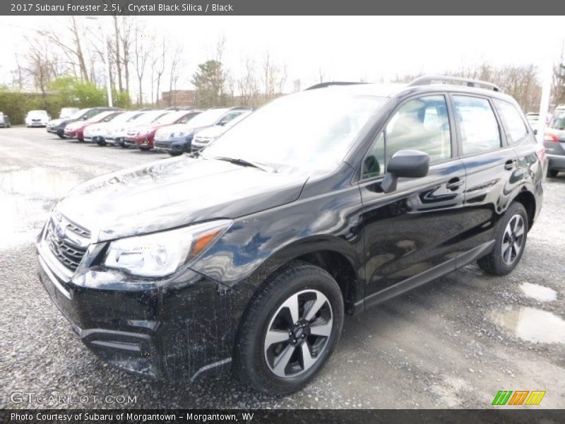 Crystal Black Silica / Black 2017 Subaru Forester 2.5i