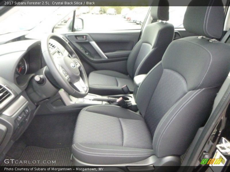 Crystal Black Silica / Black 2017 Subaru Forester 2.5i