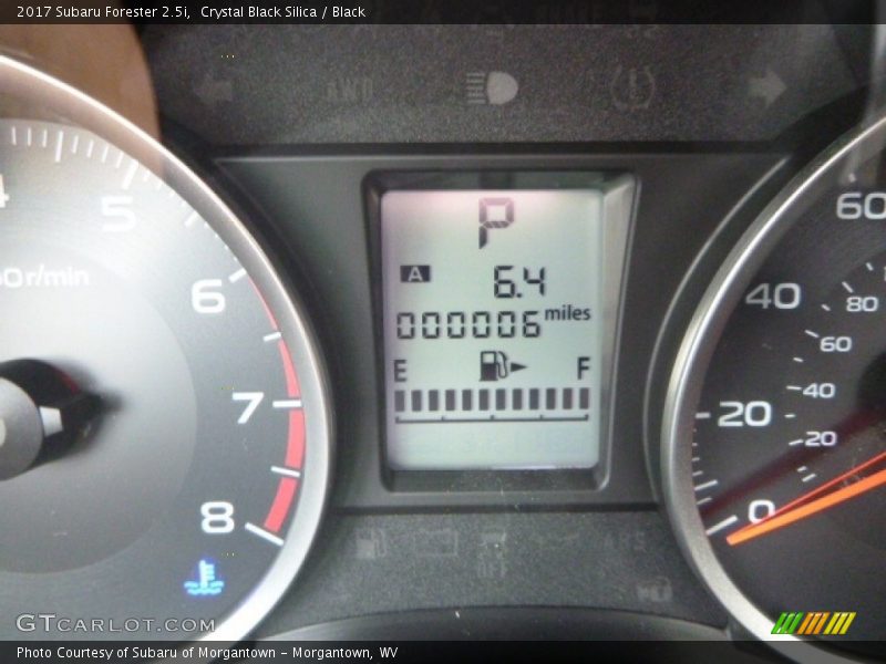 Crystal Black Silica / Black 2017 Subaru Forester 2.5i