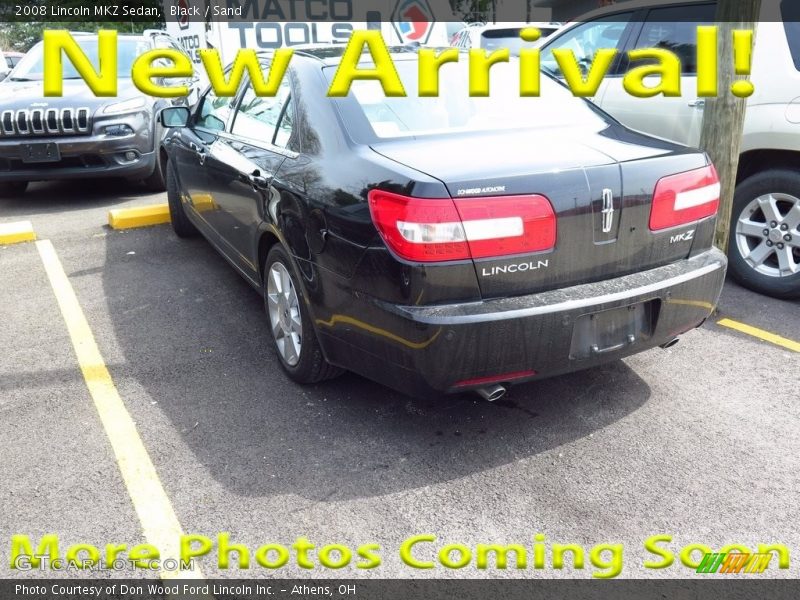 Black / Sand 2008 Lincoln MKZ Sedan