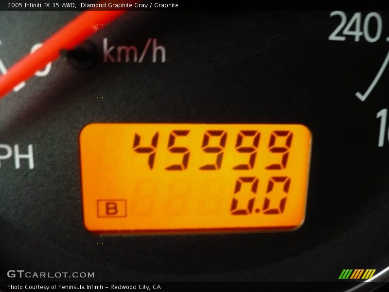 Diamond Graphite Gray / Graphite 2005 Infiniti FX 35 AWD