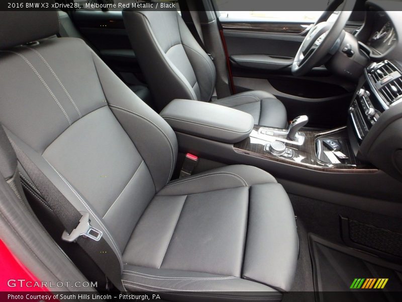 Melbourne Red Metallic / Black 2016 BMW X3 xDrive28i