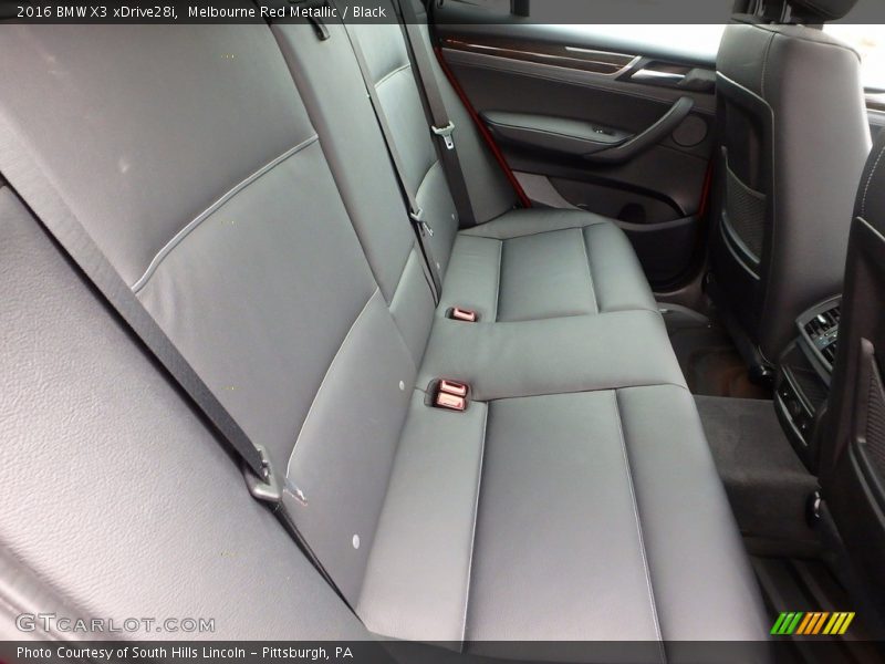 Melbourne Red Metallic / Black 2016 BMW X3 xDrive28i
