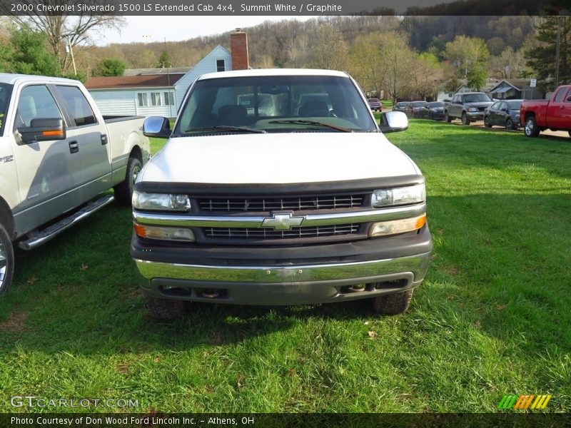 Summit White / Graphite 2000 Chevrolet Silverado 1500 LS Extended Cab 4x4