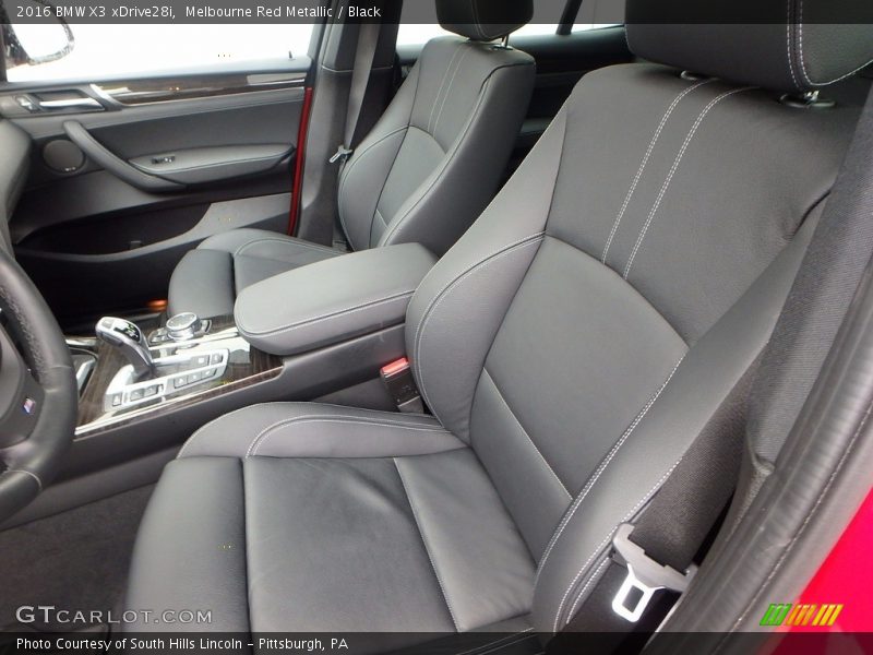 Melbourne Red Metallic / Black 2016 BMW X3 xDrive28i